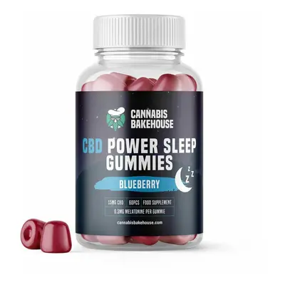 Cannabis Bakehouse CBD Gumídci + Melatonin - Power sleep, 60 ks x 15 mg CBD