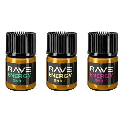 3x RAVE ENERGY SNIFF | Výhodné balení mix