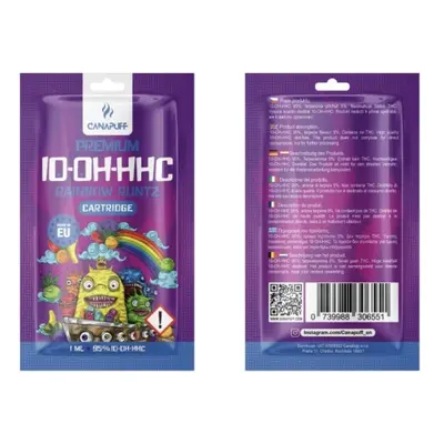 Cannapuff 10-OH-HHC Cartridge 1 ml | Rainbow Runtz