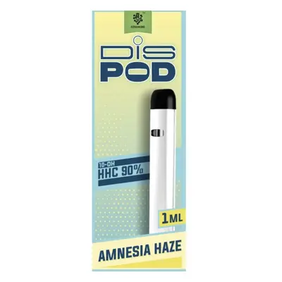 Czech CBD 10-OH-HHC 90% Disposable Vape Pen disPOD 1 ml | Amnesia Haze