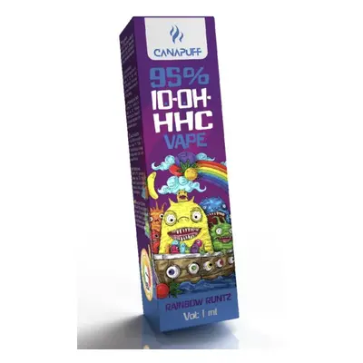 Cannapuff 10-OH-HHC Disposable vape pen 1 ml | Rainbow Runtz