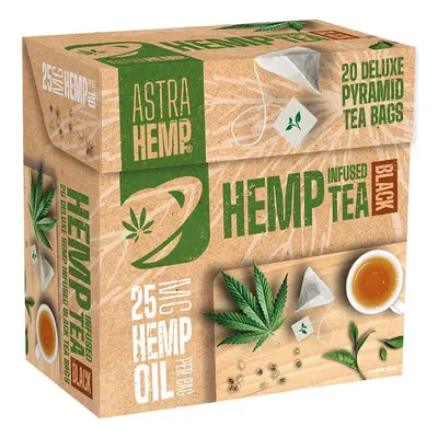 Astra Hemp Black Tea Pyramid Bags (x10)