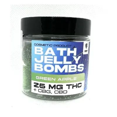 Czech CBD THC Bath Jelly bombs 15 ks | Green apple