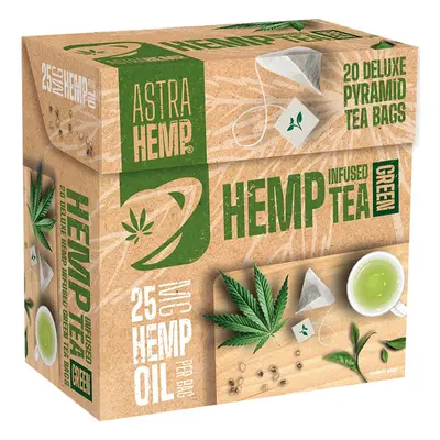 Astra Hemp Green Tea Pyramid Bags (x10)