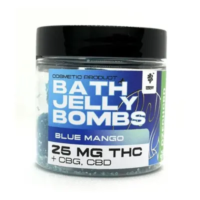 Czech CBD THC Bath Jelly bombs 15 ks | Blue mango