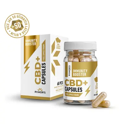 Pamor CBD+ KAPSLE IMMUNITY BOOSTER 60 cps