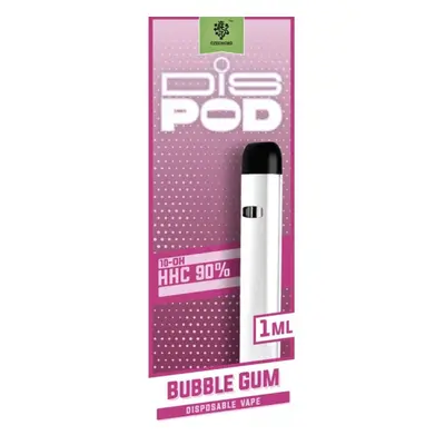 Czech CBD 10-OH-HHC 90% Disposable Vape Pen disPOD 1 ml | Bubble Gum