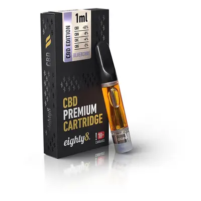 Eighty8 CBD Cartridge 1ml | Blueberry