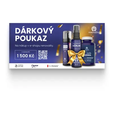 Dárkový poukaz 1500 Kč