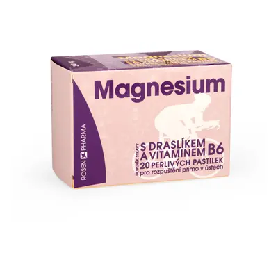 Rosen Magnesium perlivé pastilky 300 mg 20 ks