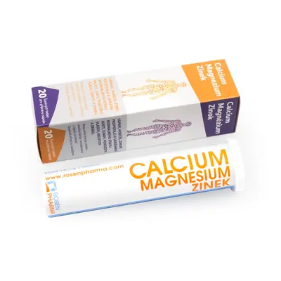 Rosen Calcium Magnesium Zinek 20 tablet