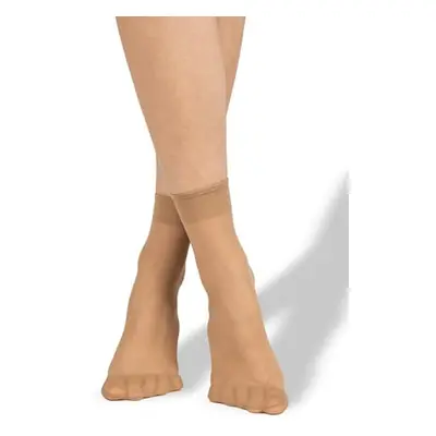 Punčochové ponožky NYLON SOCKS 20 DEN / 2 páry beige