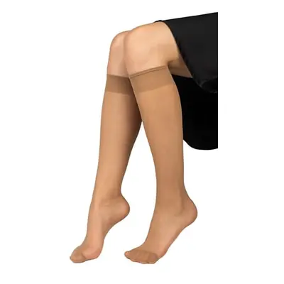 Punčochové podkolenky NYLON KNEE SOCKS 2 páry golden