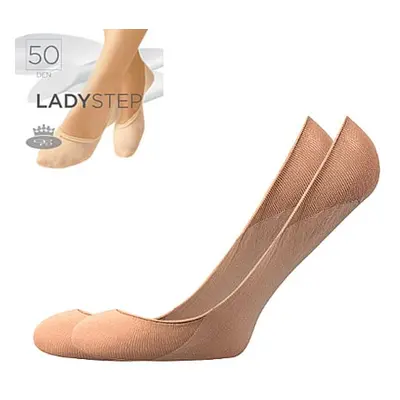 Punčochové ťapky LADY STEP 50 DEN / 2 páry beige