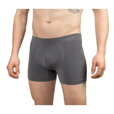 Pánské boxerky VoXX Bamboo Seamless 030 tmavě šedá