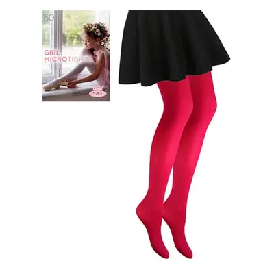 Dívčí punčochové kalhoty GIRL MICRO TIGHTS 50 DEN hot pink