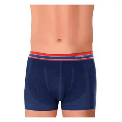 Pánské boxerky Active Wool BX10870 BRUBECK modrá tmavá