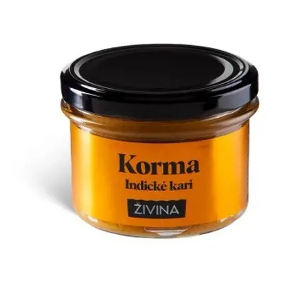 Živina Korma jemná indická kari omáčka s krémovou chutí, 200g