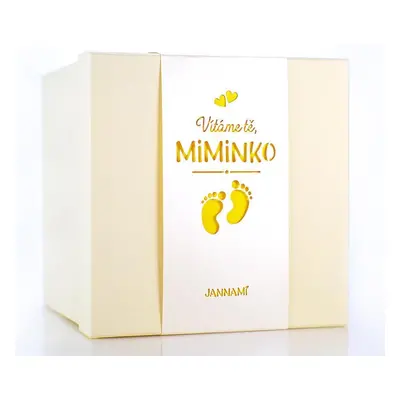 Jannami MimiBox - prázdný dárkový box s hračkou Žlutý box - překvapení