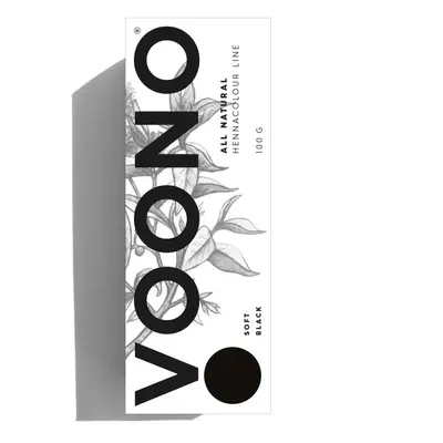 Voono Barva na vlasy - Soft Black, 100g