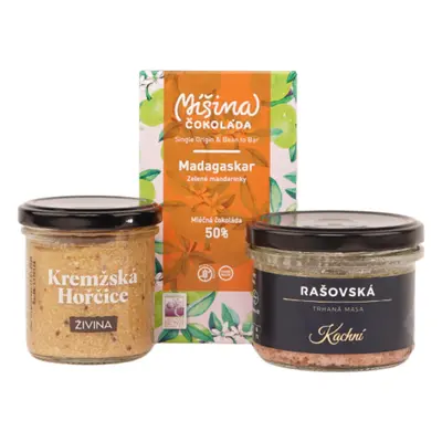 Dárkový balíček pro dědu Delikatesy Mléčná 50% Madagaskar, 50g