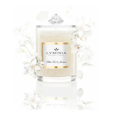 Luminia Přírodní vonná svíčka White Tea & Jasmine, 260g