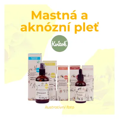 Kvítok Set pro mastnou a aknózní pleť - kompletní péče