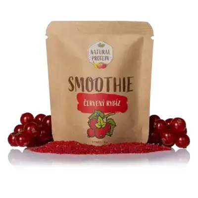 NaturalProtein Smoothie - Červený rybíz, 20g