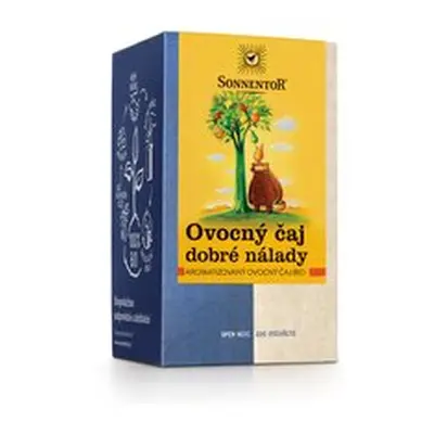 Sonnentor Ovocný čaj dobré nálady aromatizovaný ovocný čaj bio, porcovaný, 45g