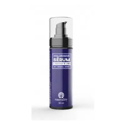 Renovality Hyaluronové sérum s vitamínem C a B3 airless, 30ml