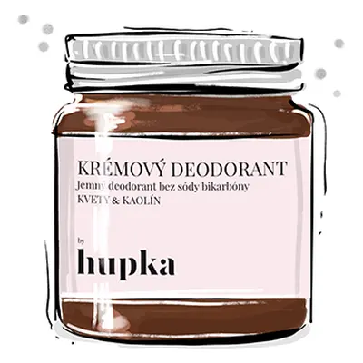 Herbs by Hupka Krémový deodorant Květy & Kaolín, 30ml