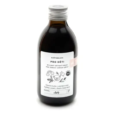 Květomluva Pro děti - Bio bylinný sirup (elixír) s acerolou a reishi, 250ml