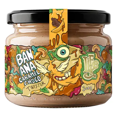 LifeLike Banana caramel choco Twister, 300g