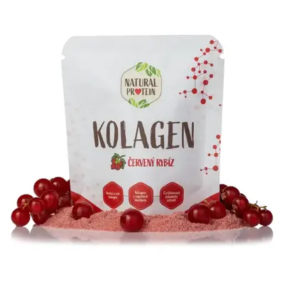 NaturalProtein Kolagen - Červený rybíz, 10g