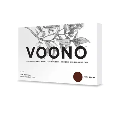 Voono Barva na vlasy - Dark Brown, 500g