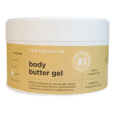 Two Cosmetics Tělový krém Body Butter Gel s prebiotikami a kyselinou hyaluronovou, 200ml