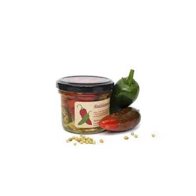 Chilli Pikanterie Nakládané papričky Jalapeno ve sladkokyselém nálevu s koriandrem, 40g