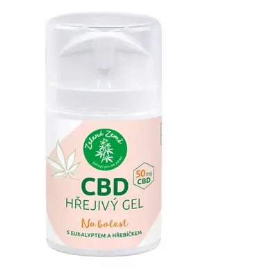 Zelená země CBD hřejivý gel 50 g