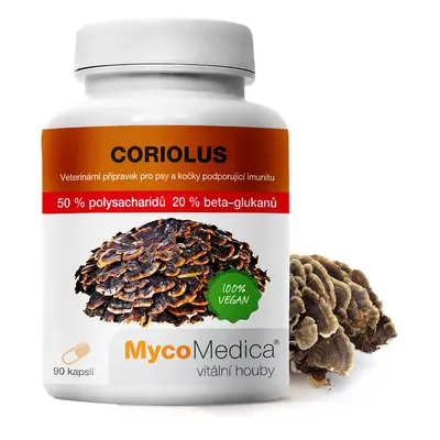 MycoMedica Coriolus 50 % - Outkovka pestrá 90 kapslí