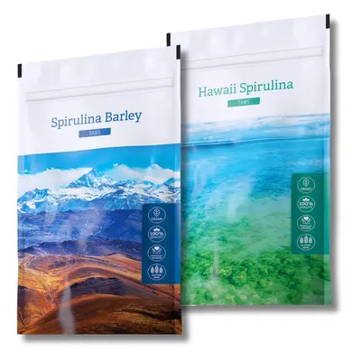 Energy Spirulina Barley Tabs. + Hawaii Spirulina