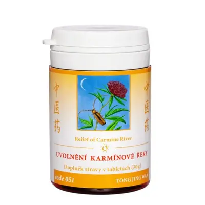 TCM Herbs 051 Uvolnění karmínové řeky® 100 tablet