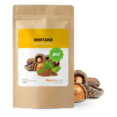 MycoMedica BIO Shiitake - prášek 100g