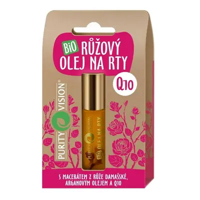 Purity Vision BIO Růžový olej na rty s Q10 10 ml