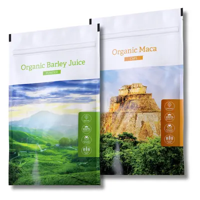 Energy Organic Barley juice Powder + Organic Maca