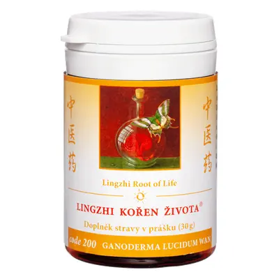 TCM Herbs 200 Lingzhi kořen života® prášek 30 g