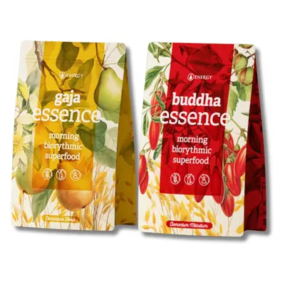 Energy Ovesná kaše Gaja essence + Buddha essence set 2 balení