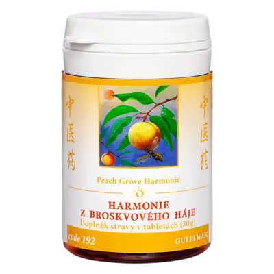 TCM Herbs 192 Harmonie z broskvového háje 100 tablet