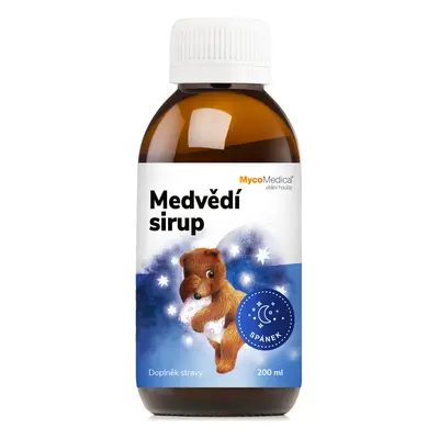 MycoMedica Medvědí sirup 200 ml + tetovačka pro děti