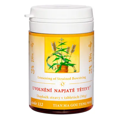 TCM Herbs 112 Uvolnění napjaté tětivy® 100 tablet