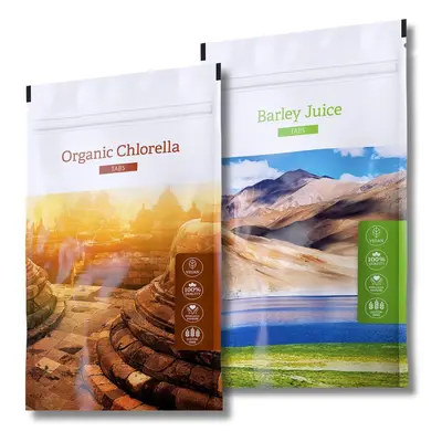 Energy Organic chlorella + Barley Juice Tabs.